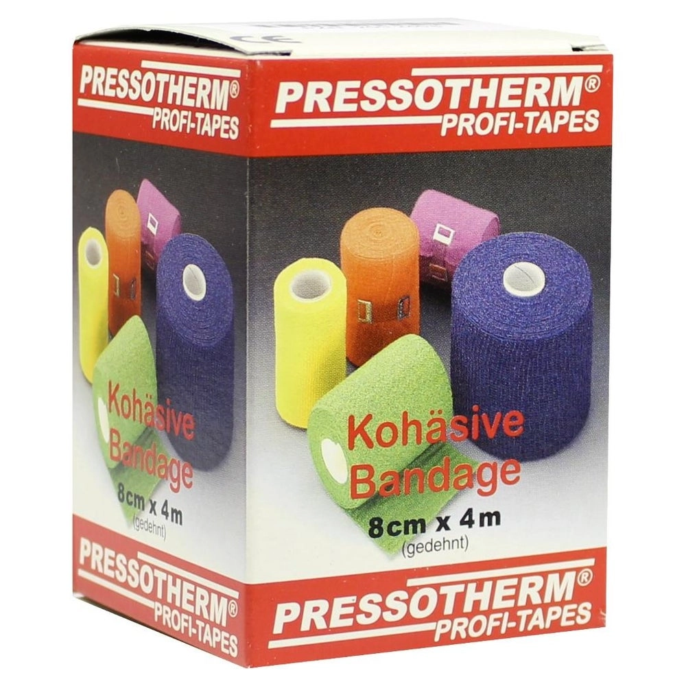 Pressotherm Kohäsive Bandage 8 cmx4 m we 1 St