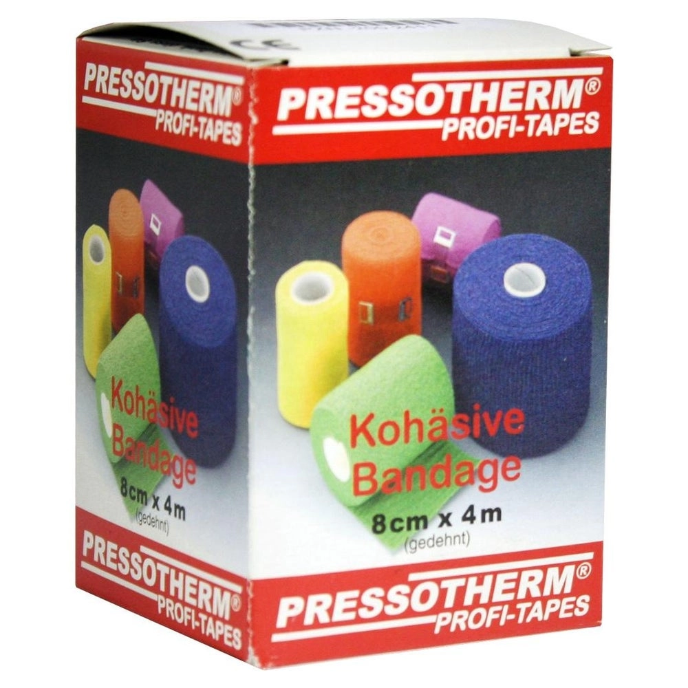 Pressotherm Kohäsive Bandage 8 cmx4 m gr 1 St