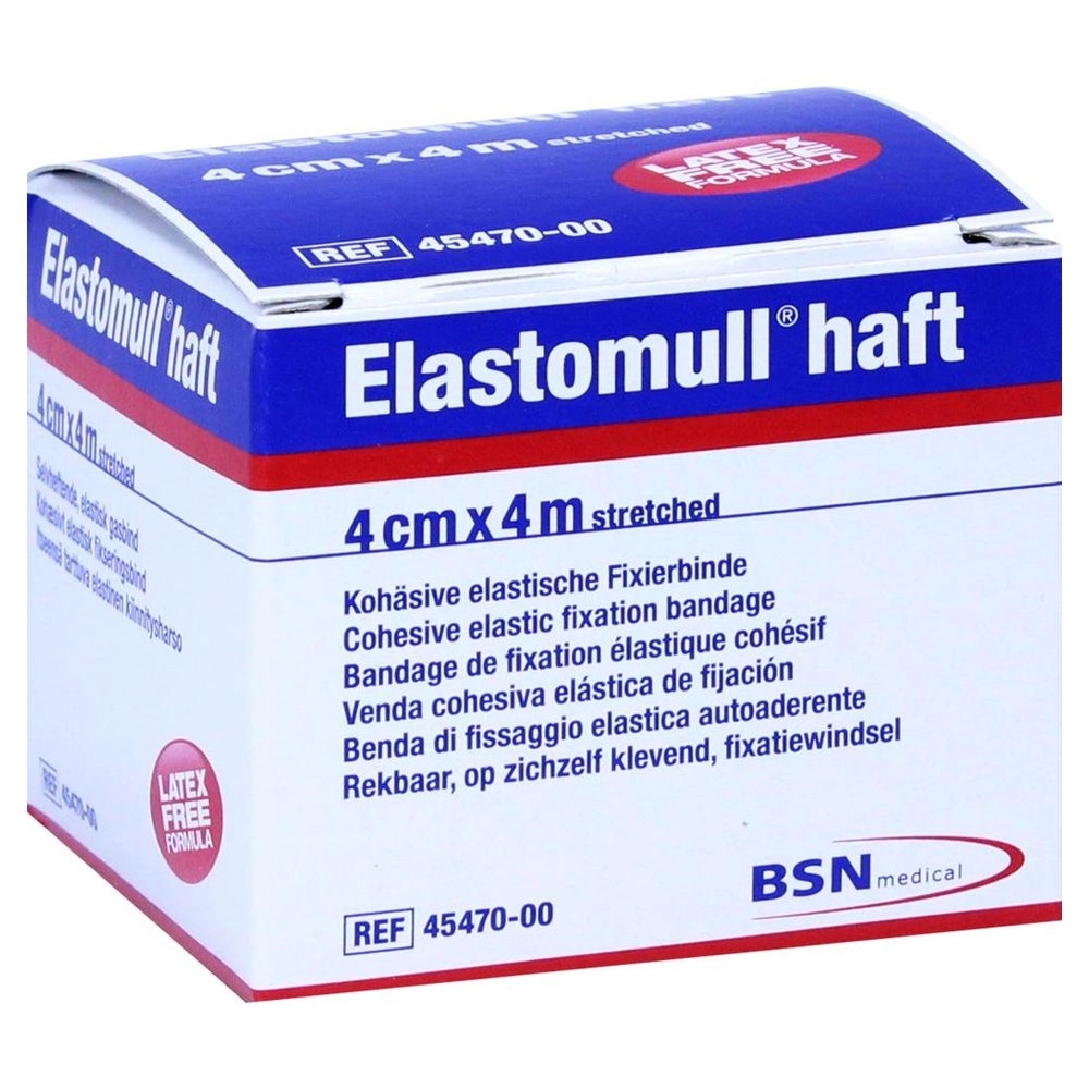 Elastomull haft 4 cmx4 m 45470 Fixierbinde 1 St