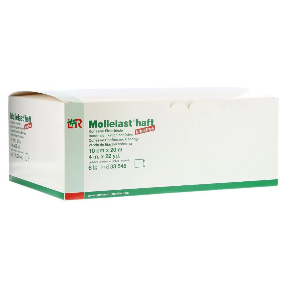 Mollelast haft Binden latexfrei 10 cmx20 6 St