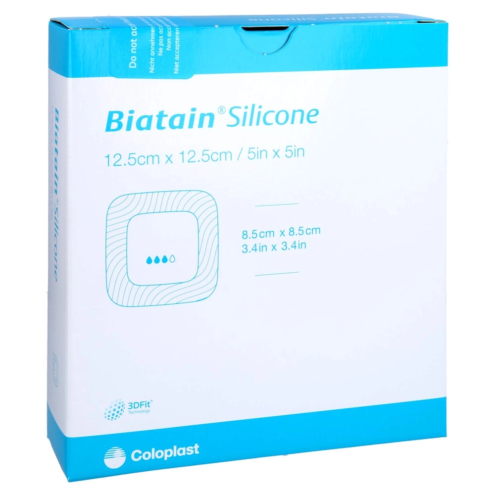 Biatain Silicone Schaumverband 12,5x12,5 10 St