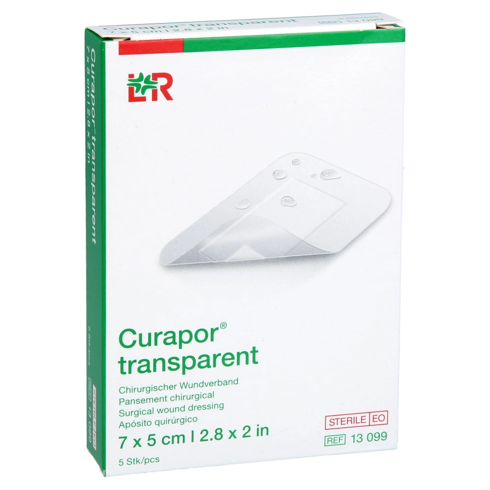 Curapor Wundverband Steril transparent 5 St