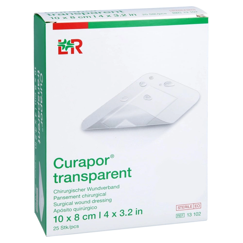 Curapor Wundverband Steril transparent 8 25 St