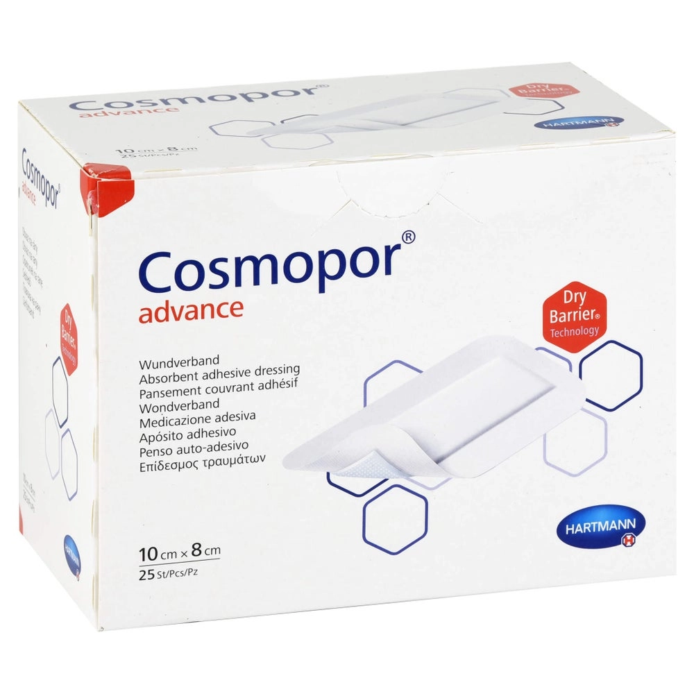 Cosmopor Advance Wundverband 8x10 cm 25 St