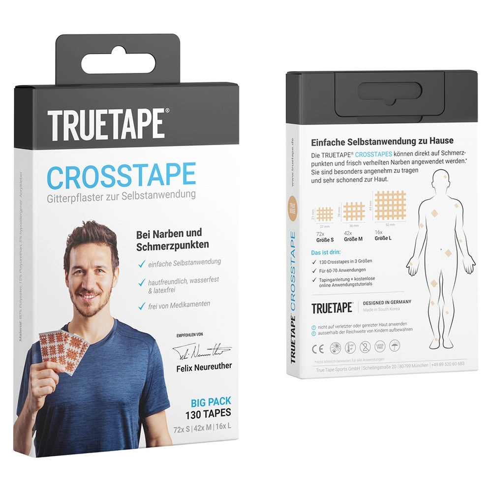 Gitterpflaster TRUETAPE Crosstape Beige 130 St