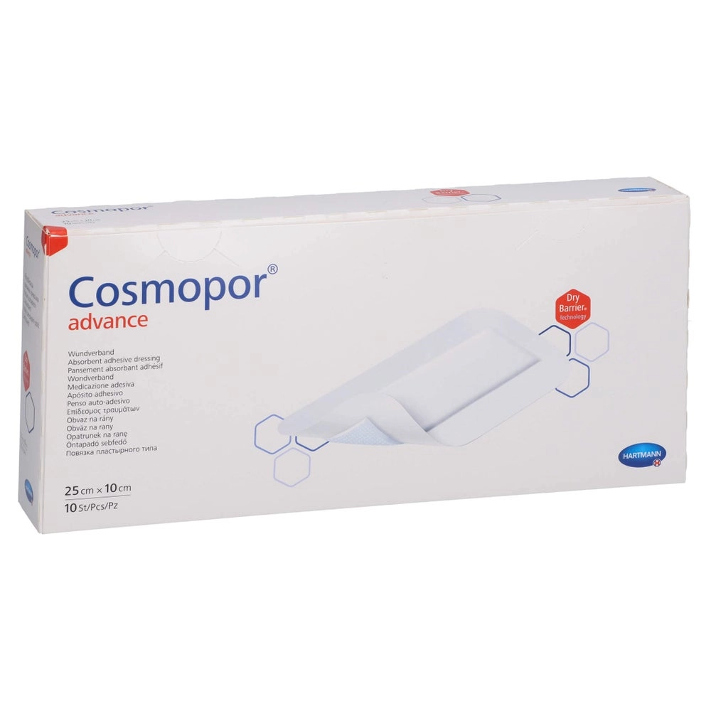 Cosmopor Advance Wundverband 10x25 cm 10 St