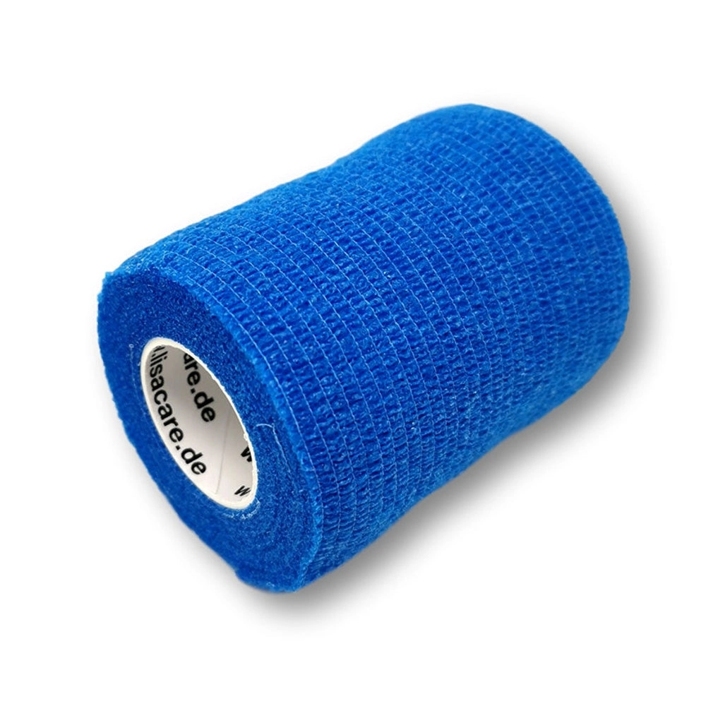 LisaCare selbsthaftende Bandage - Blau - 7,5cm x 4,5m 1 St