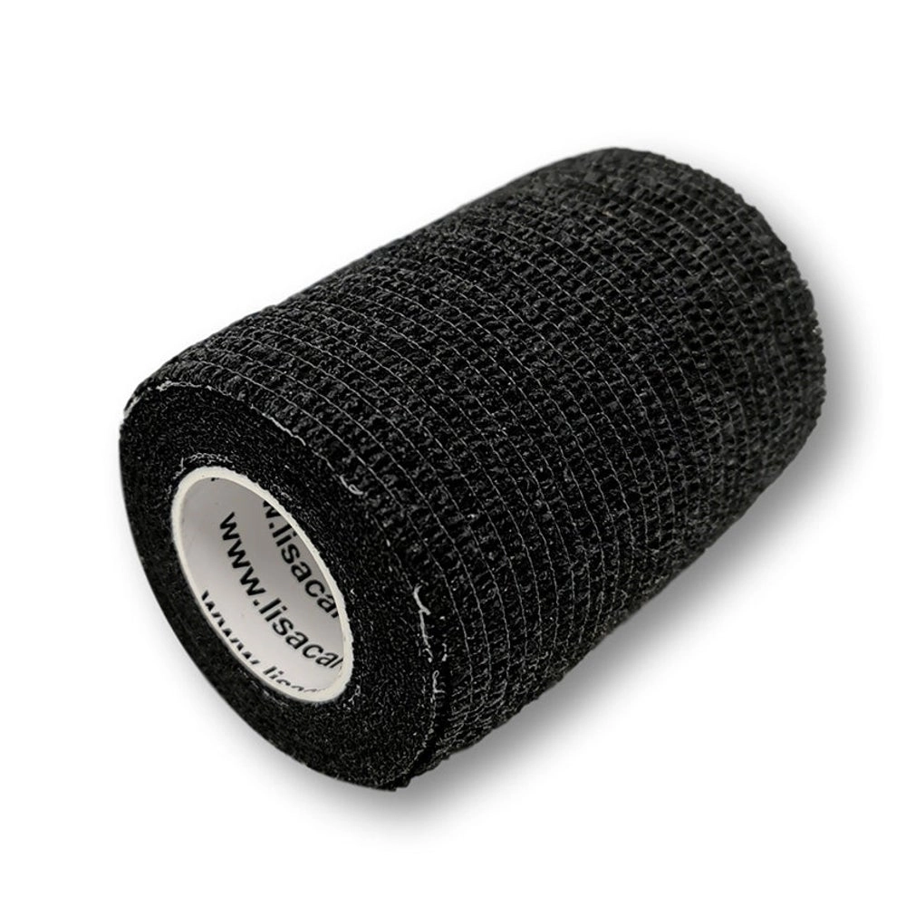 LisaCare selbsthaftende Bandage - Schwarz - 7,5cm x 4,5m 1 St