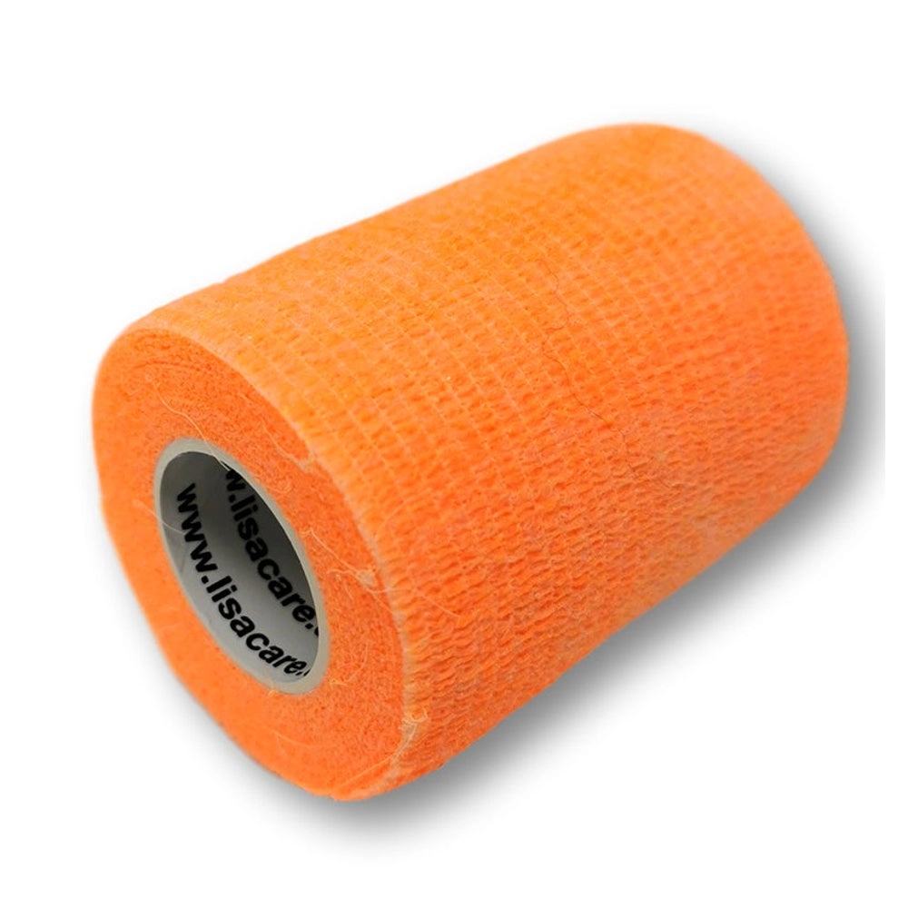 LisaCare selbsthaftende Bandage - Neonorange - 7,5cm x 4,5m 1 St