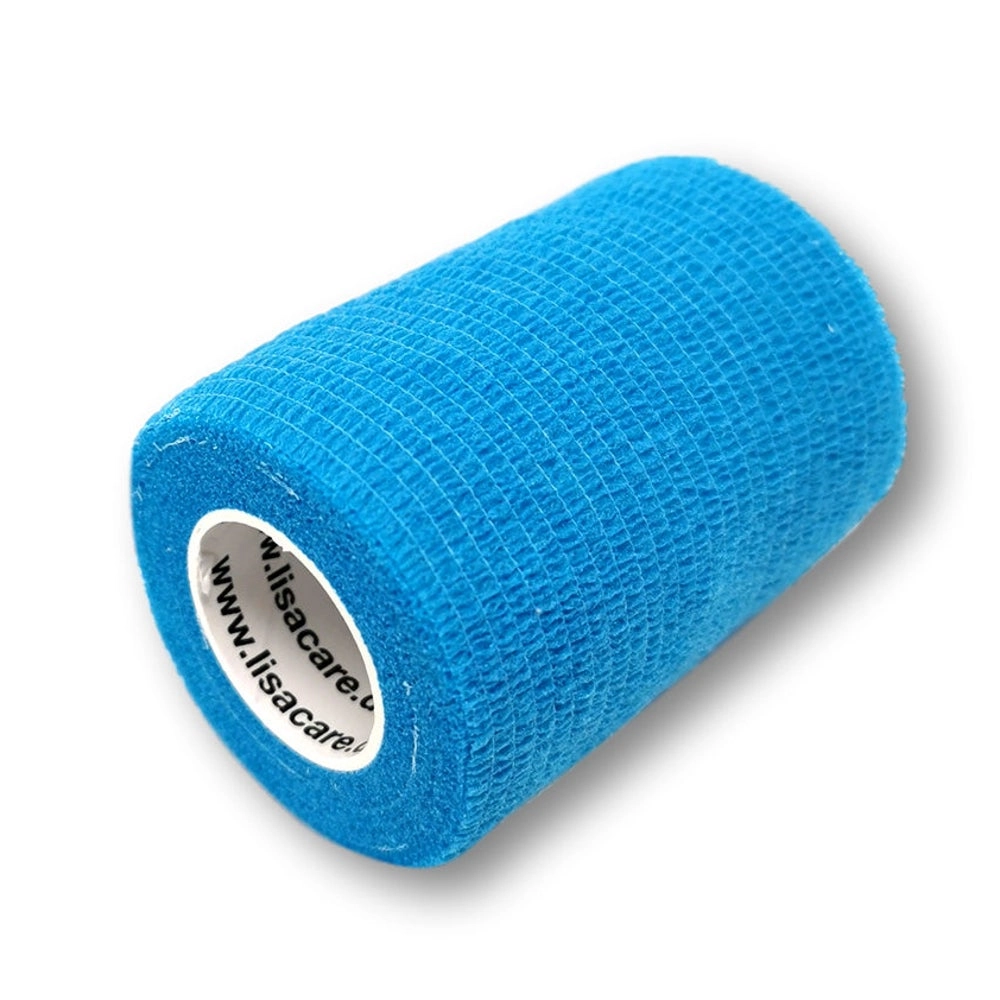 LisaCare selbsthaftende Bandage - Hellblau - 7,5cm x 4,5m 1 St