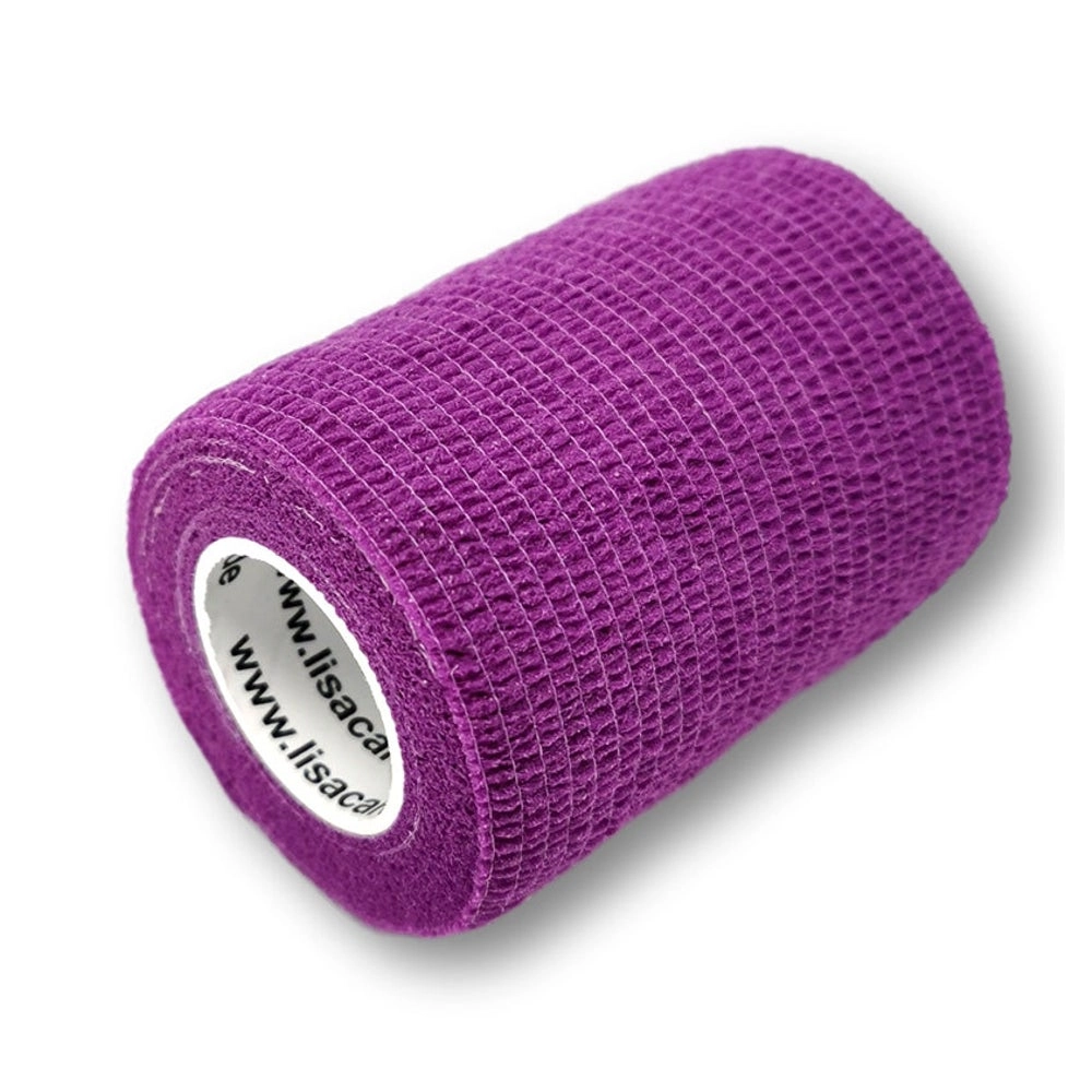 LisaCare selbsthaftende Bandage - Lila - 7,5cm x 4,5m 1 St