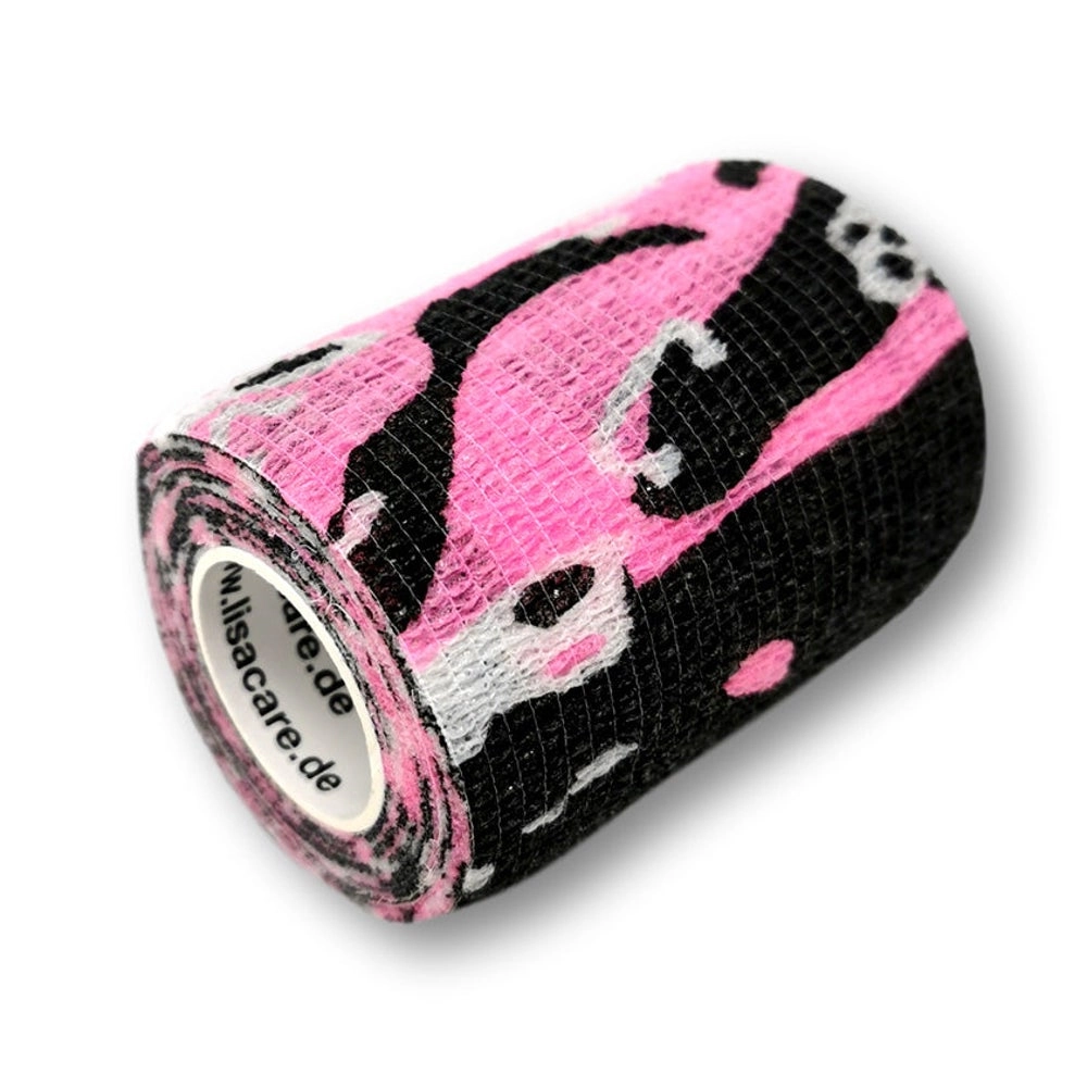 LisaCare selbsthaftende Bandage - Camo Rosa - 7,5cm x 4,5m 1 St