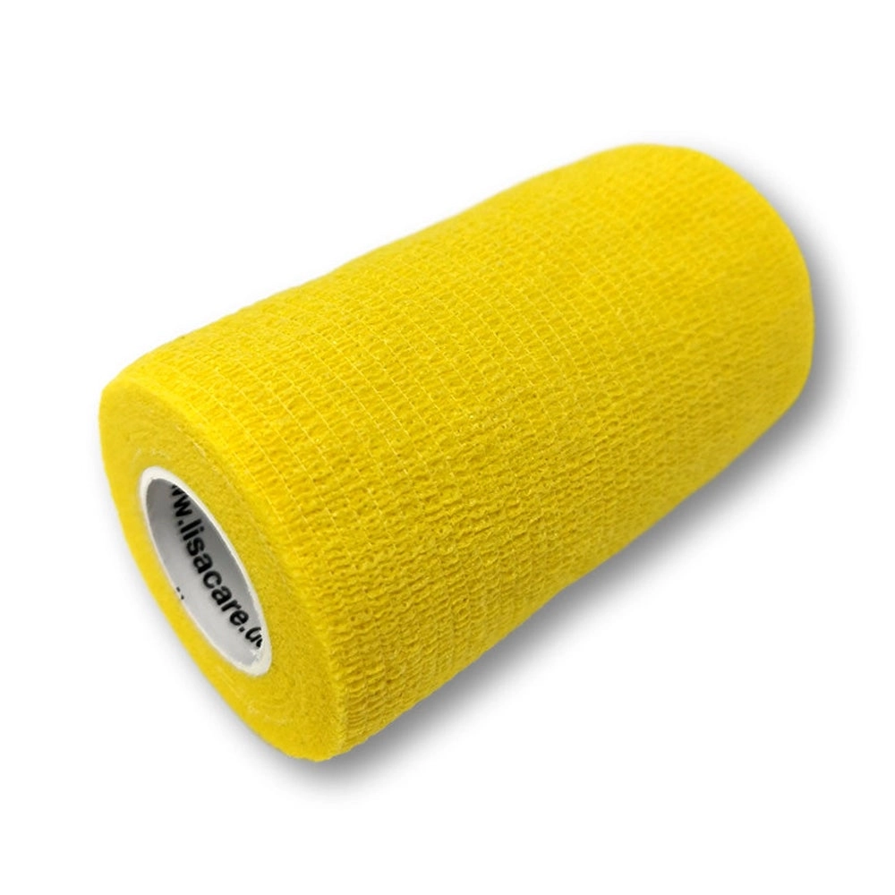 LisaCare kohäsive Bandage - Gelb - 10cm x 4,5m 1 St