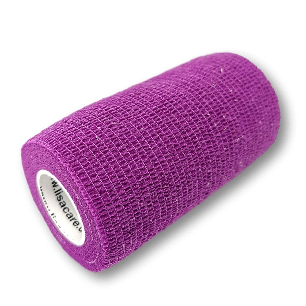 LisaCare kohäsive Bandage - Lila - 10cm x 4,5m 1 St