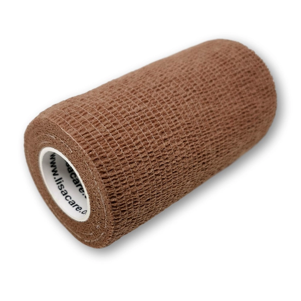 LisaCare kohäsive Bandage - Braun - 10cm x 4,5m 1 St