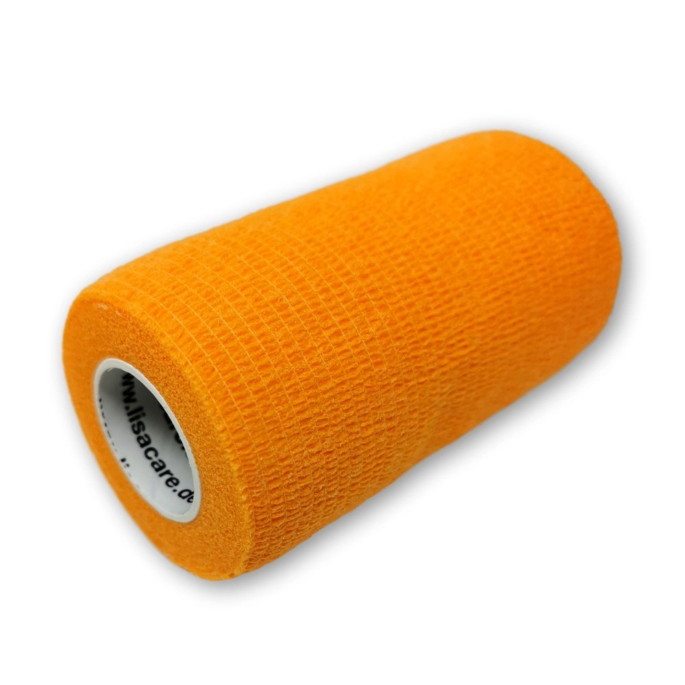 LisaCare kohäsive Bandage - Orange - 10cm x 4,5m 1 St