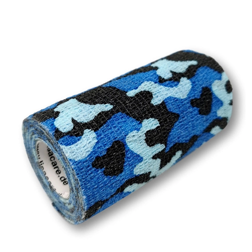 LisaCare kohäsive Bandage - Camouflage Blau - 10cm x 4,5m 1 St