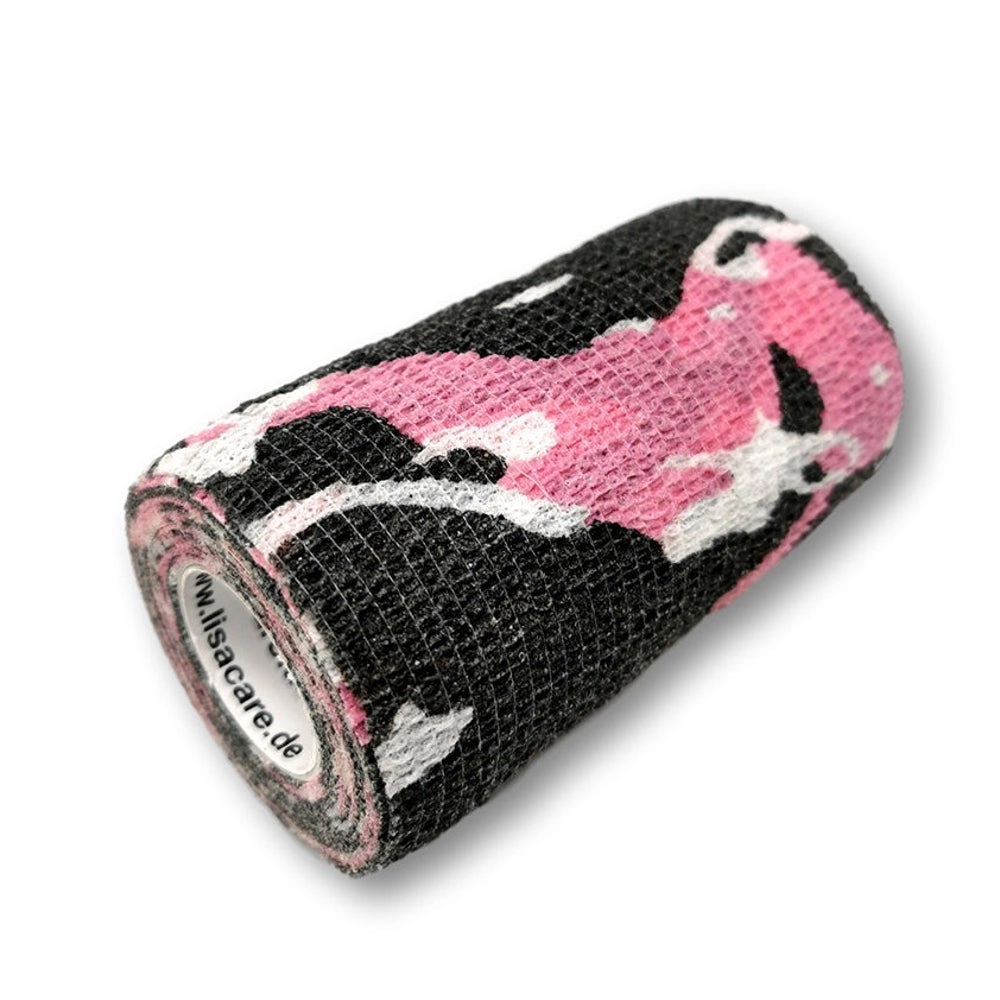 LisaCare kohäsive Bandage - Camouflage Rosa - 10cm x 4,5m 1 St