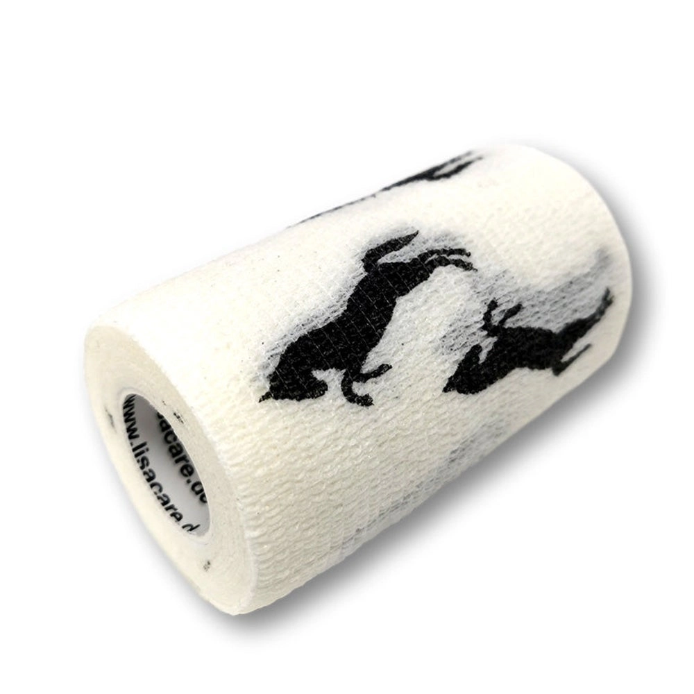 LisaCare kohäsive Bandage - Pferde Weiß - 10cm x 4,5m 1 St