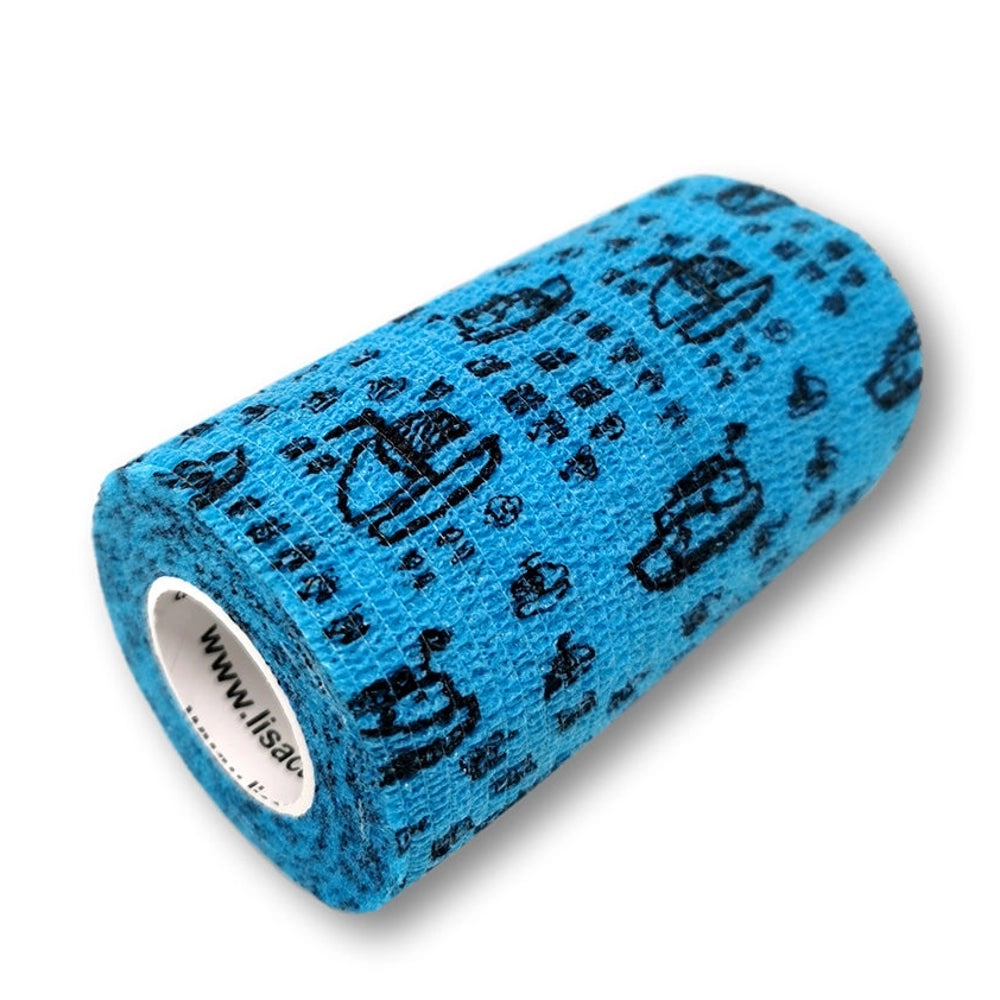 LisaCare kohäsive Bandage - Fahrzeuge Blau - 10cm x 4,5m 1 St