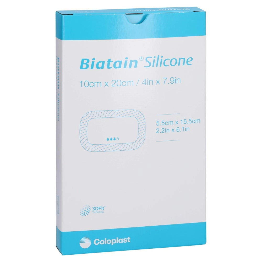 Biatain Silicone Schaumverband 10x20 cm 5 St