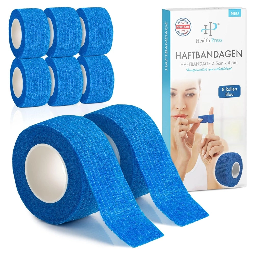 Health Press® Elastisches Fingerpflaster 2,5cm x 4,5m 8 St