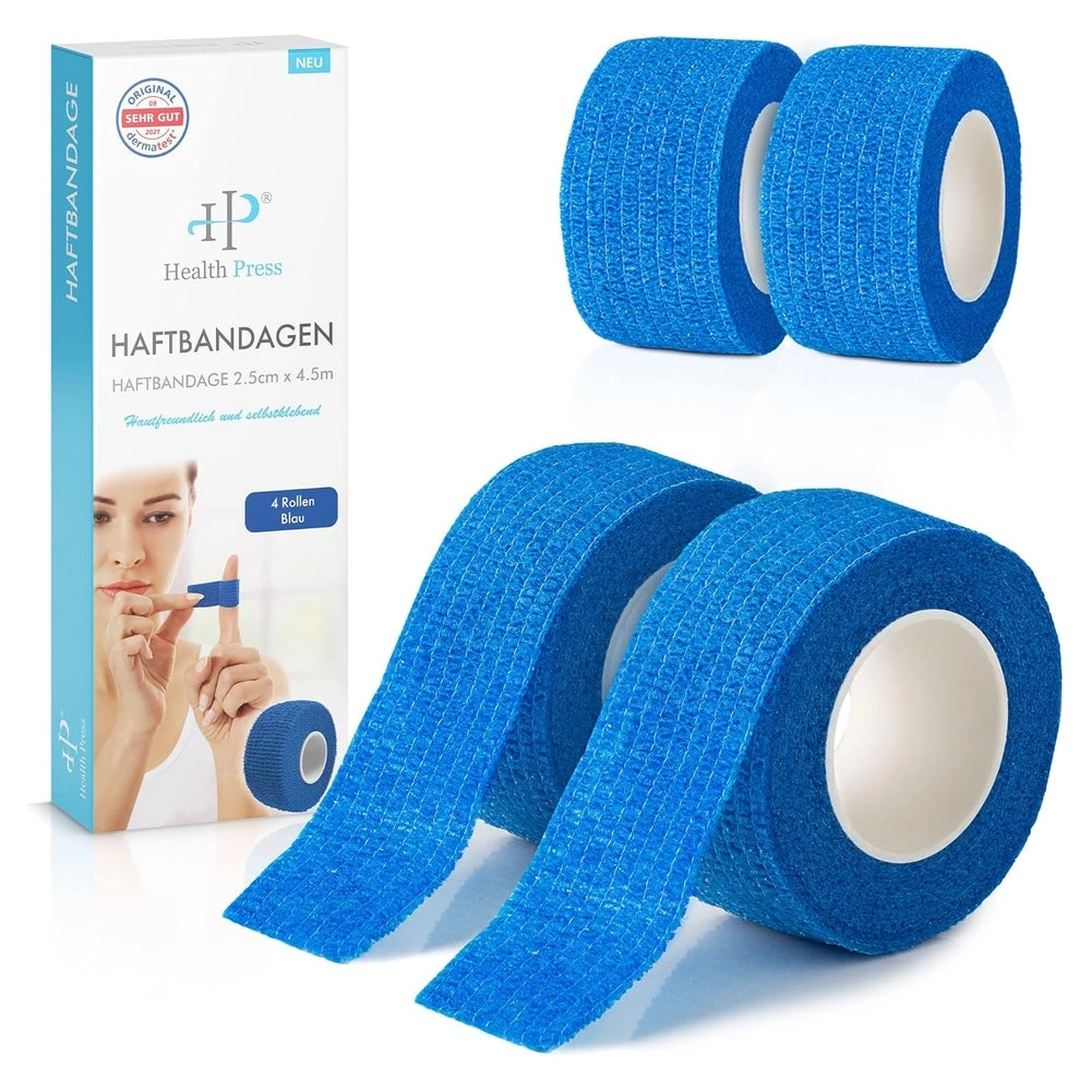 Health Press® Elastisches Fingerpflaster 2,5cm x 4,5m 4 St