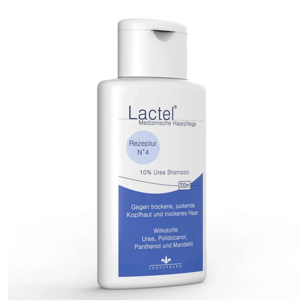 Lactel Nr.4 Shampoo gegen trockene, juckende Kopfhaut 200 ml