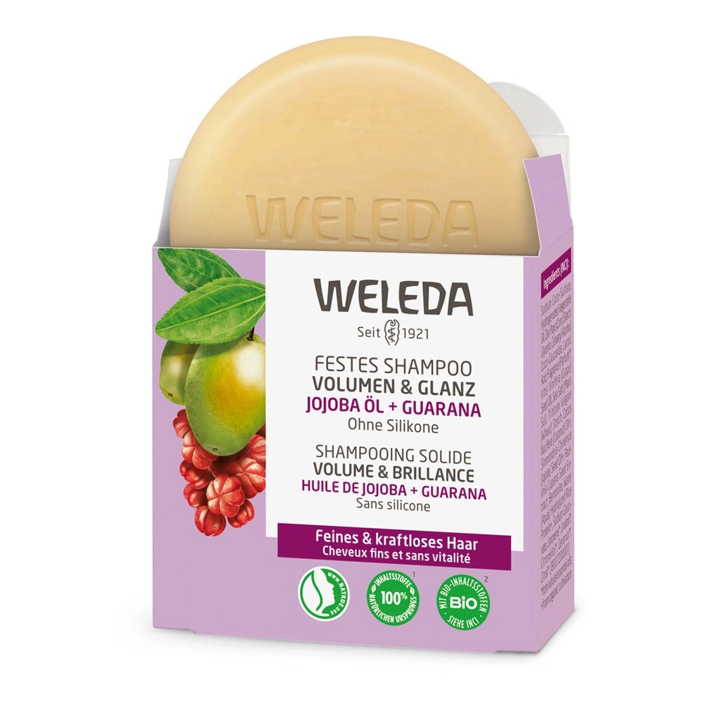 Weleda Festes Shampoo Volumen & Glanz 50 g