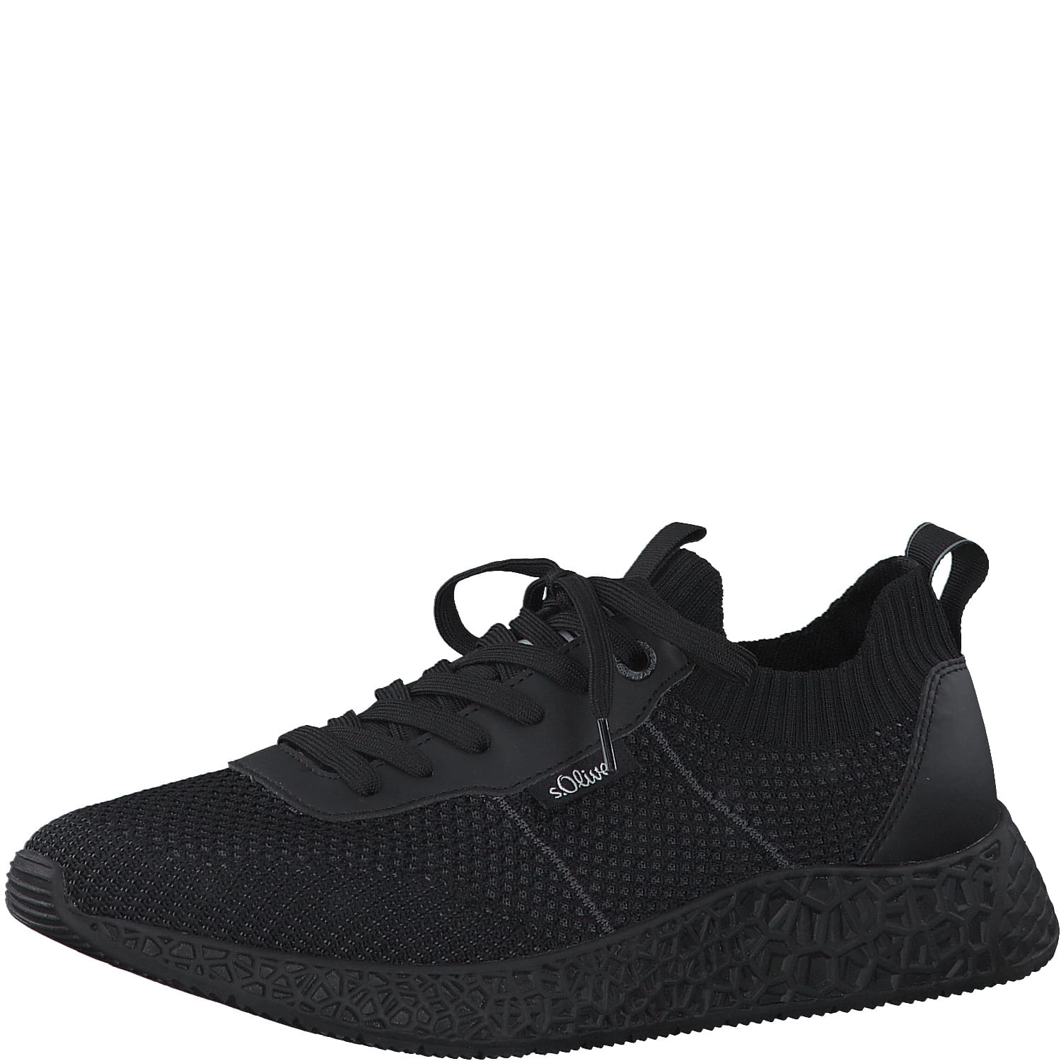 s.Oliver S. Oliver 5-5-13610-28/098 BLACK COMB Sneaker low  FS 2022 für Herren, schwarz, Gr. 40 EU