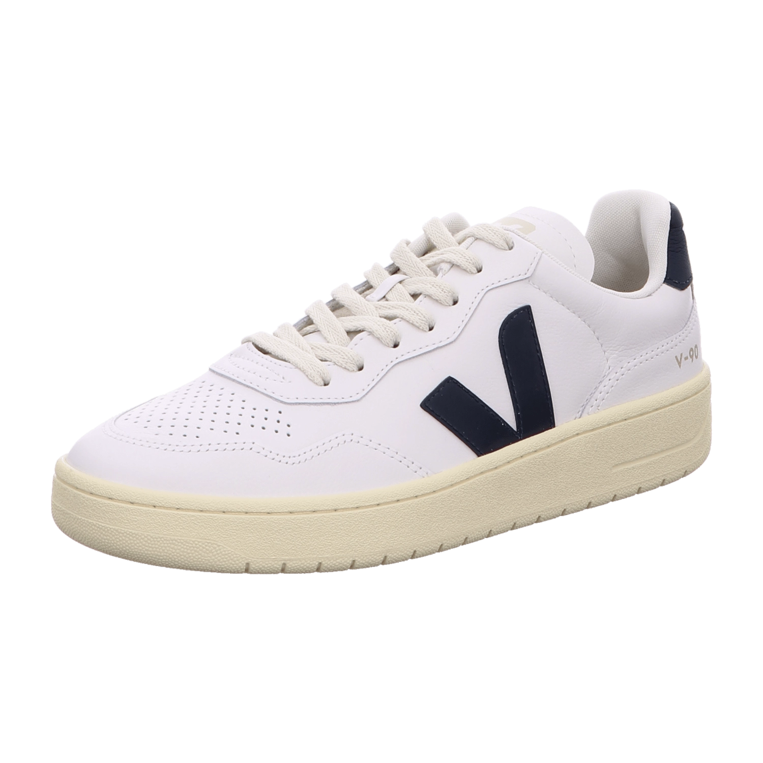 Veja V-90 Leather für Herren, weiß, Gr. 46 EU