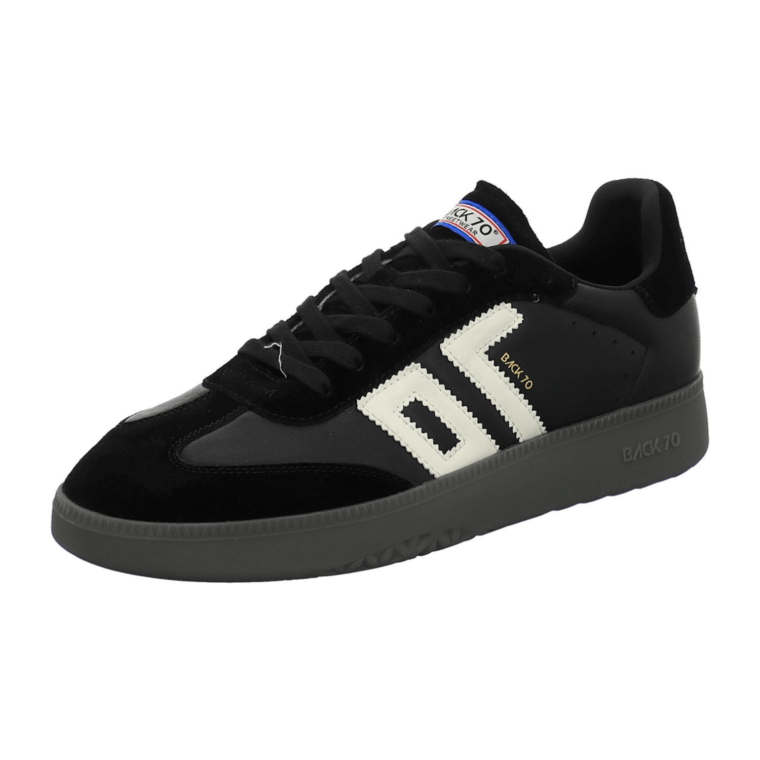 Back 70 NAPPA BLACK SUEDE BLACK für Herren, schwarz, Gr. 45 EU