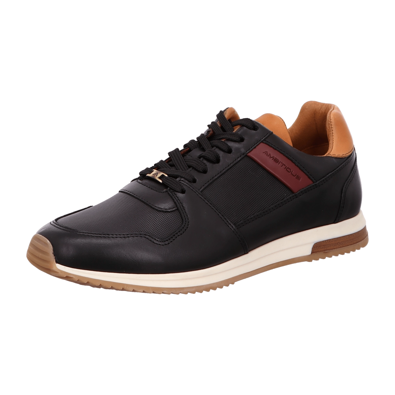 Ambitious Sneaker Low Top für Herren, schwarz, Gr. 46 EU