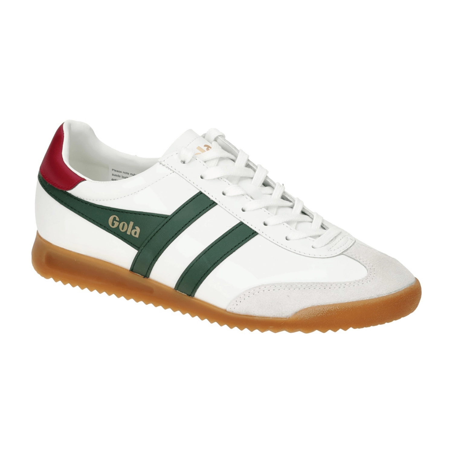 Gola Torpedo Leather Sneakers Schuhe weiß grün CMB622 für Herren, weiß, Gr. 46 EU