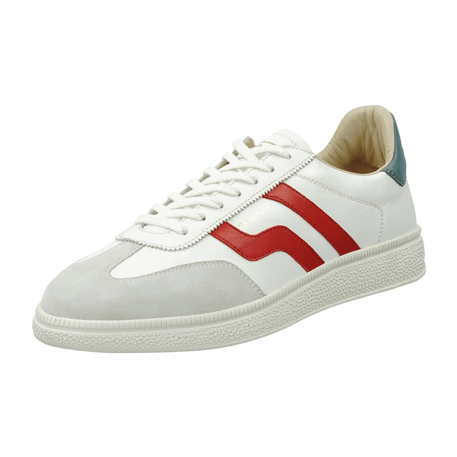 Gant Cuzmo Sneaker 28631482-G238 white-red für Herren, weiß, Gr. 46 EU