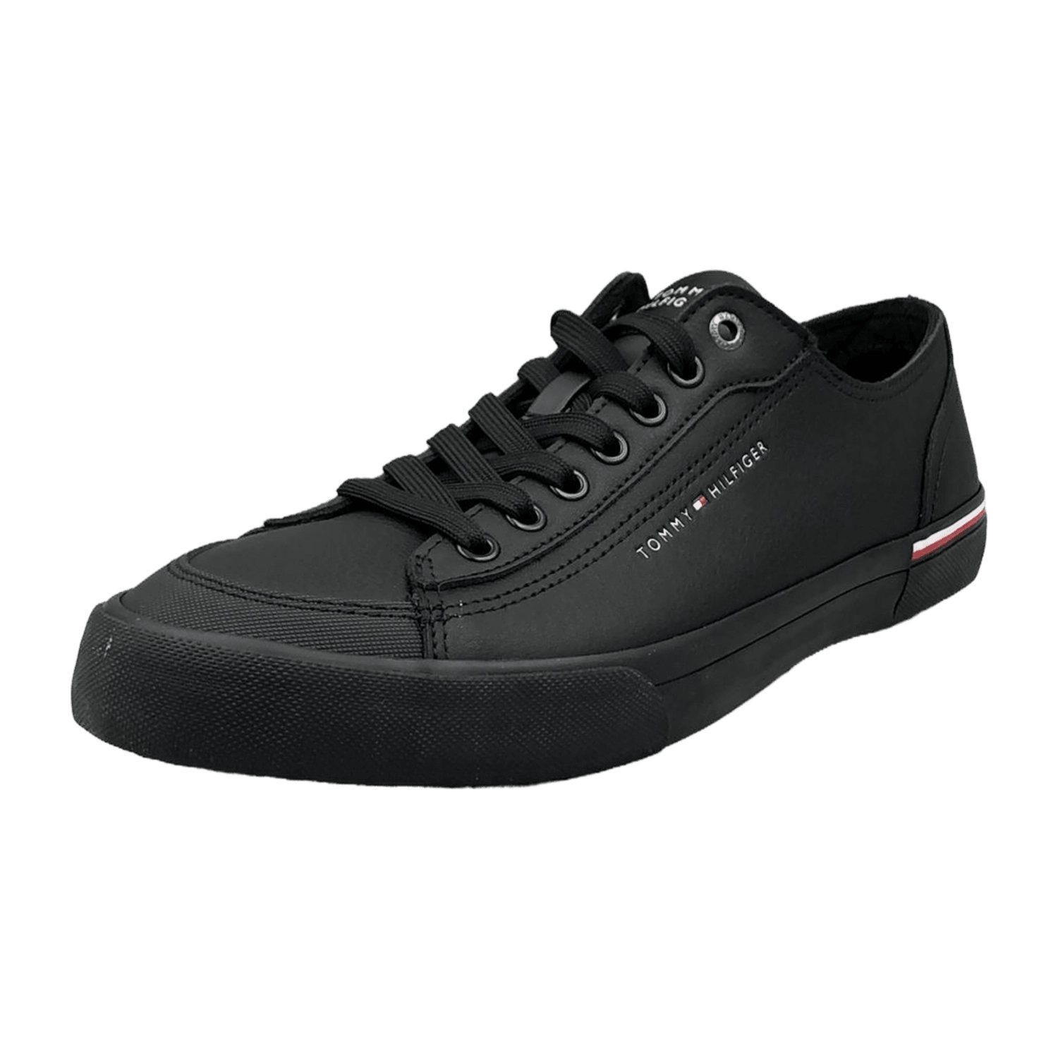 Tommy Hilfiger Sneaker Low für Herren, schwarz, Gr. 45 EU