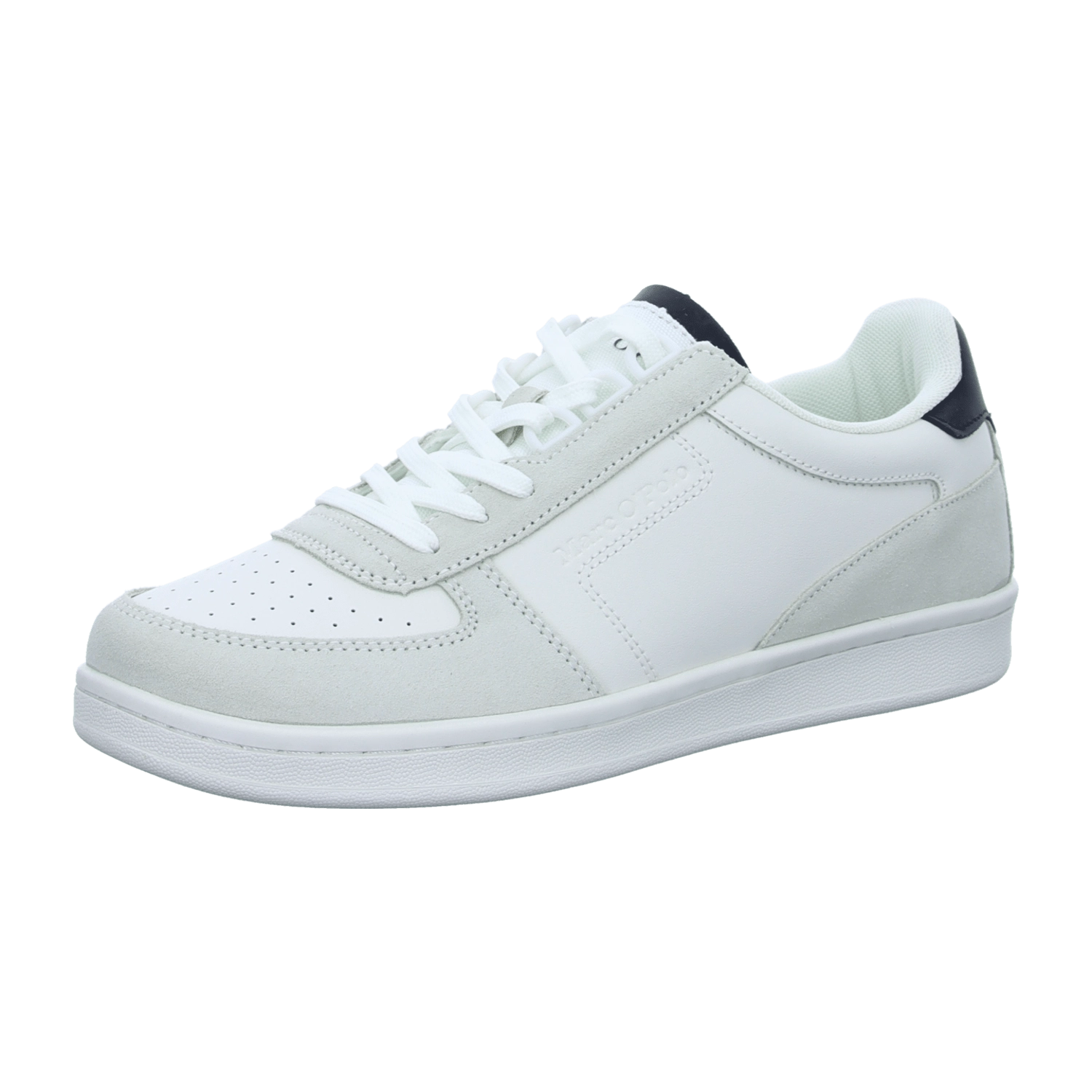 Marc O'Polo Sneaker Low Top für Herren, weiß, Gr. 45 EU