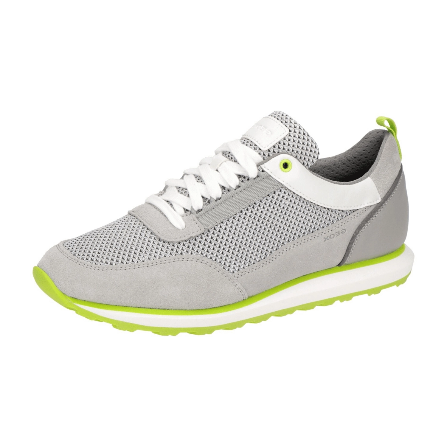 Geox Volto Schuhe Sneakers hellgrau hellgrün für Herren, grau, Gr. 44 EU