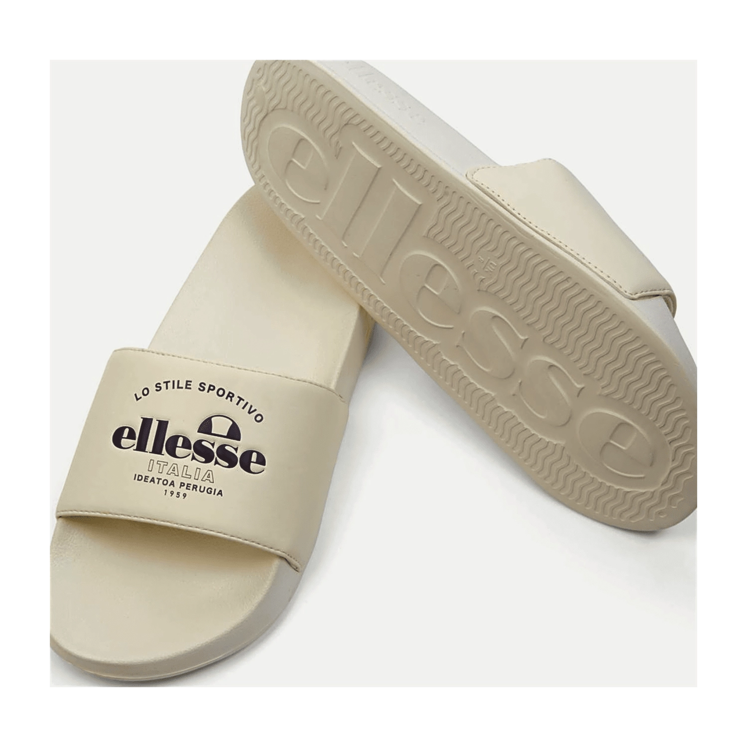 Ellesse LS35 Slide für Herren, weiß, Gr. 45 EU