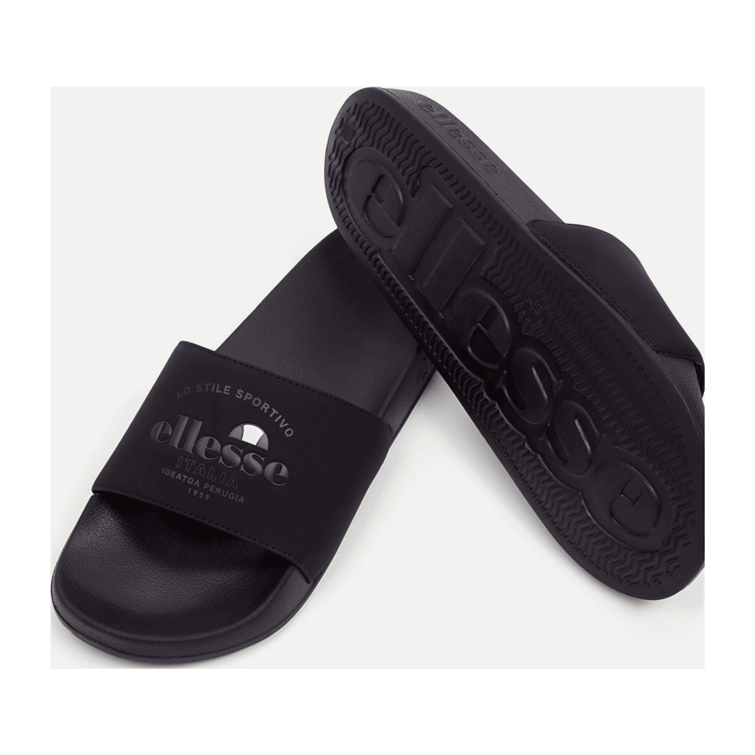 Ellesse LS35 Slide für Herren, schwarz, Gr. 46 EU