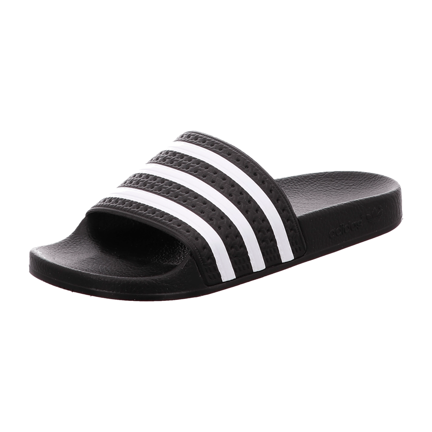 adidas Adilette Slipper für Herren, schwarz, Gr. 43 ⅓ EU / 9 UK