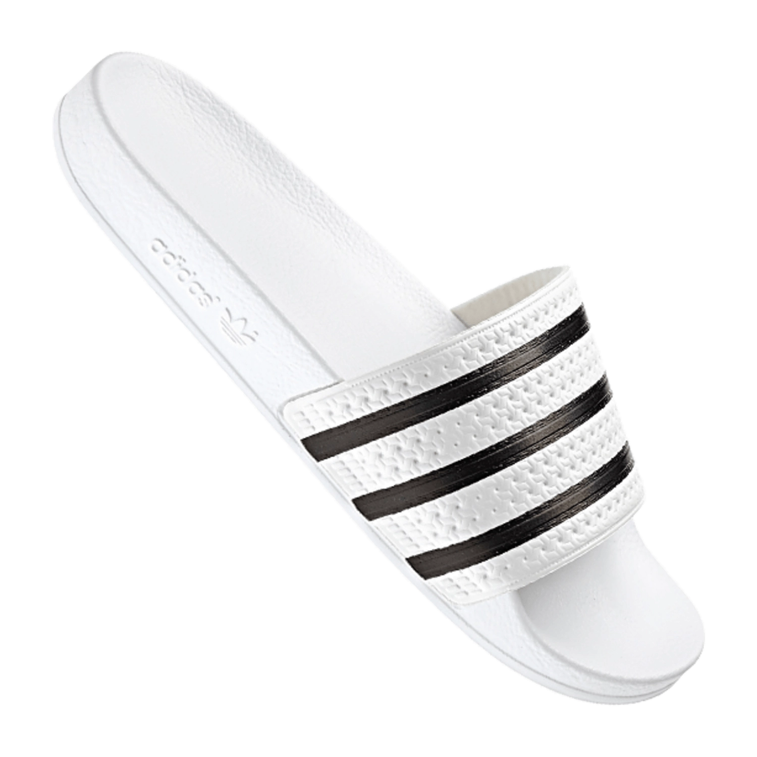 adidas Adilette für Herren, weiß, Gr. 43 ⅓ EU / 9 UK