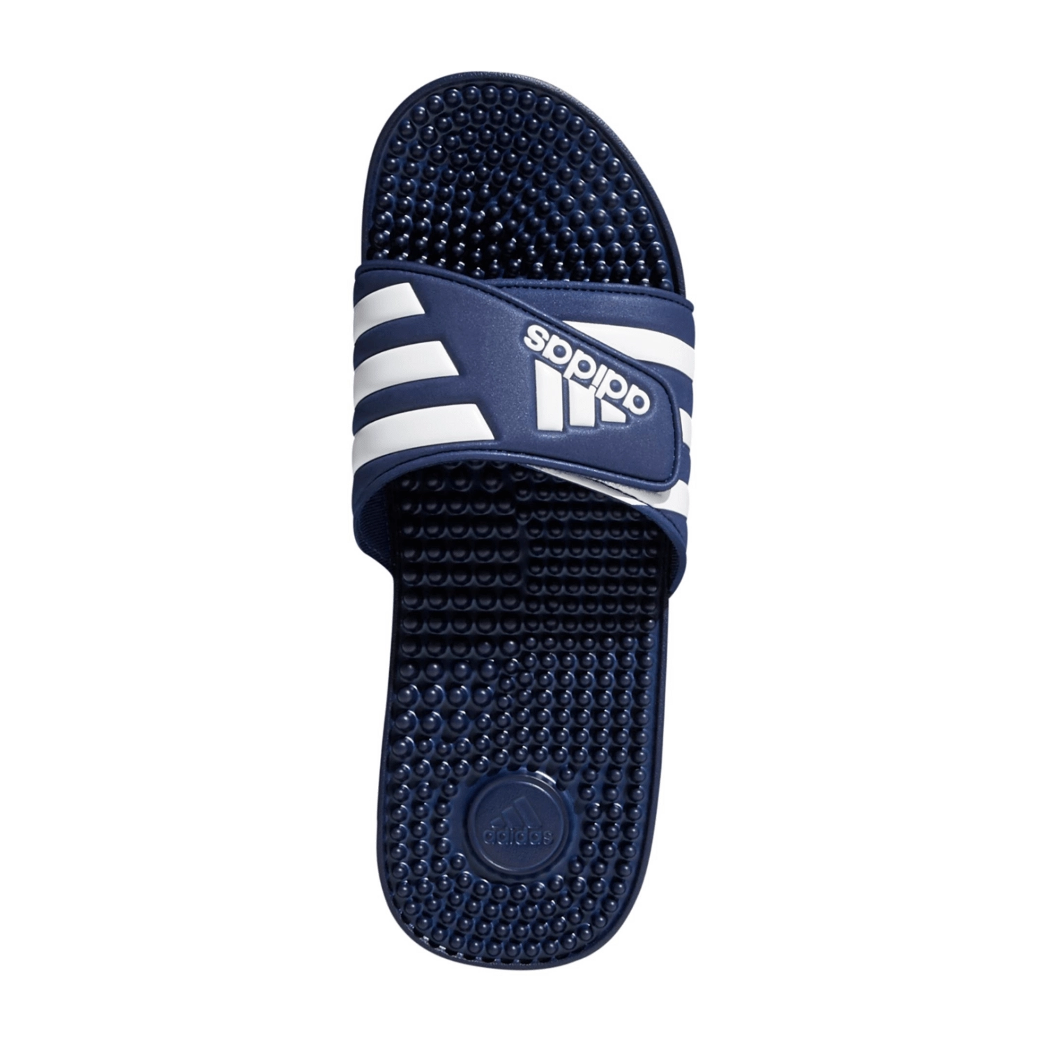 adidas sportswear Adissage Slipper für Herren, blau, Gr. 43 ⅓ EU / 9 UK