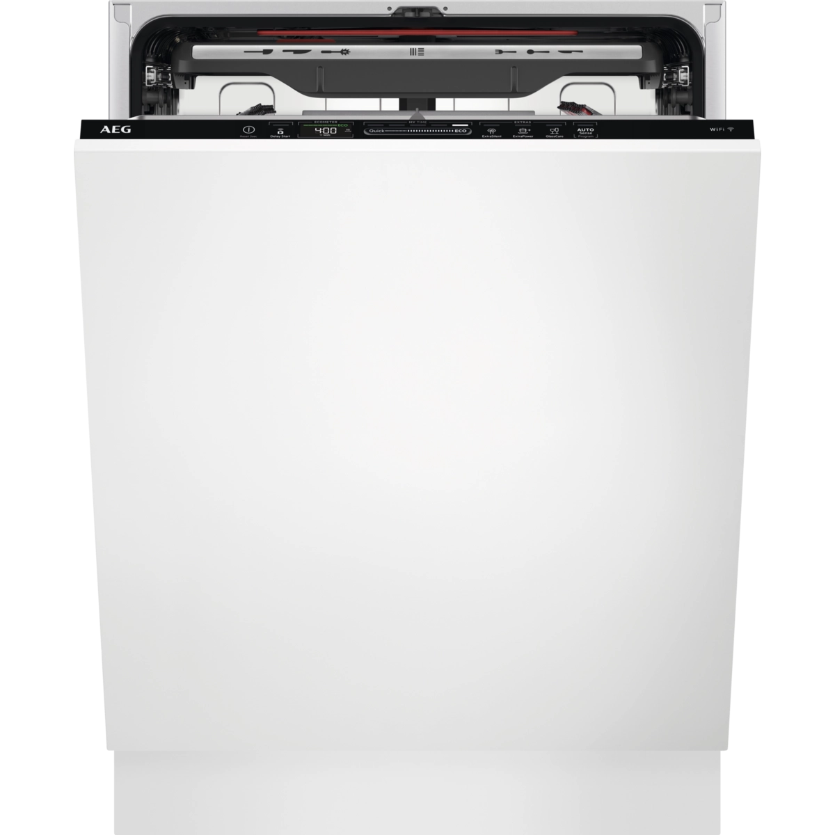 AEG 7000 GlassCare / Vollintegrierter-Geschirrspüler / WLAN-fähig 60 cm / AirDry - perfekte Trocknungsergebnisse / MaxiFlex Besteckschublade / QuickSelect Display FSK75768P