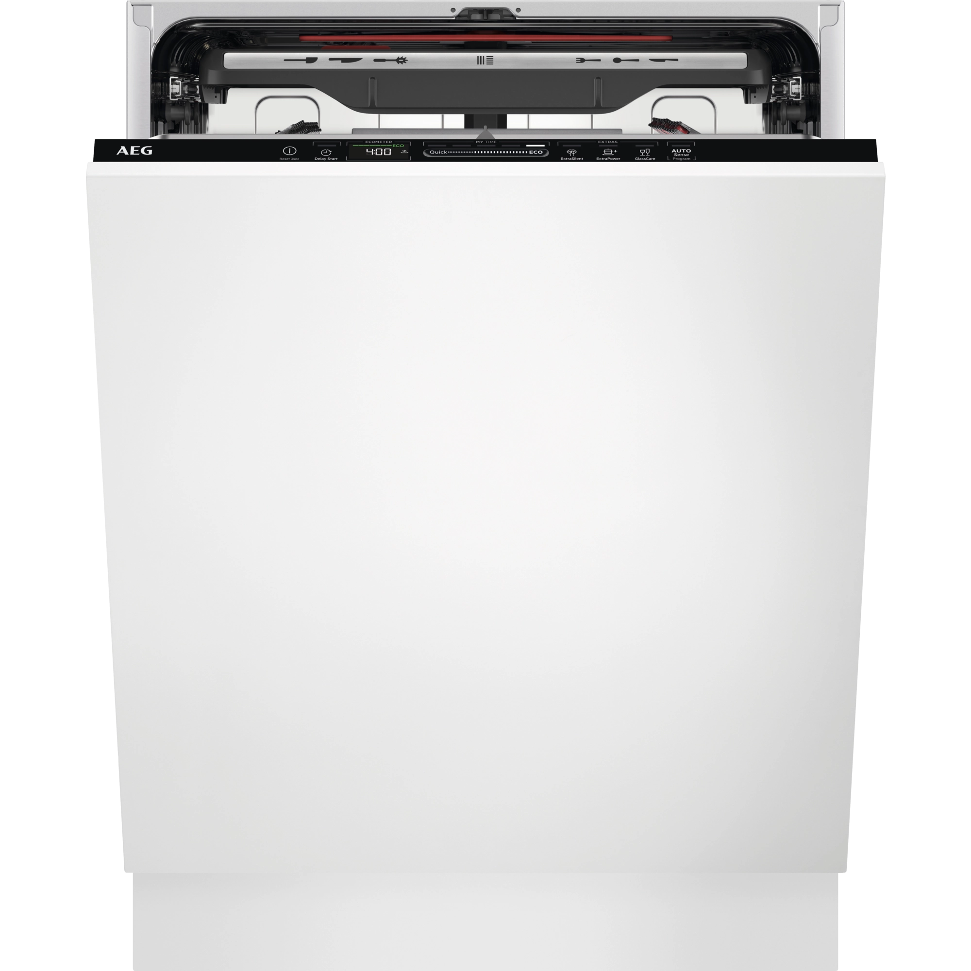 AEG 7000 GlassCare / Vollintegrierter-Geschirrspüler 60 cm / AirDry - perfekte Trocknungsergebnisse / MaxiFlex Besteckschublade / QuickSelect Display F74SV707P
