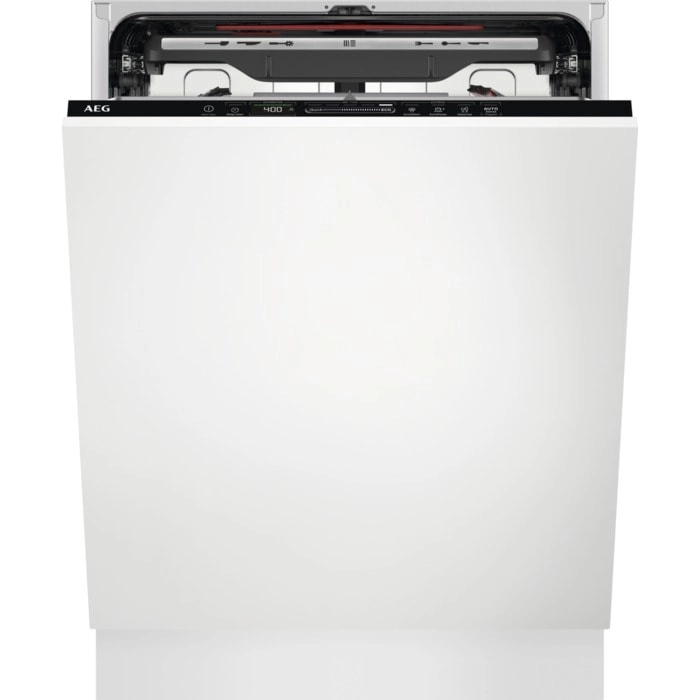 AEG 7000 GlassCare / Vollintegrierter-Geschirrspüler 60 cm / AirDry - perfekte Trocknungsergebnisse / MaxiFlex Besteckschublade / QuickSelect Display F74SV707P