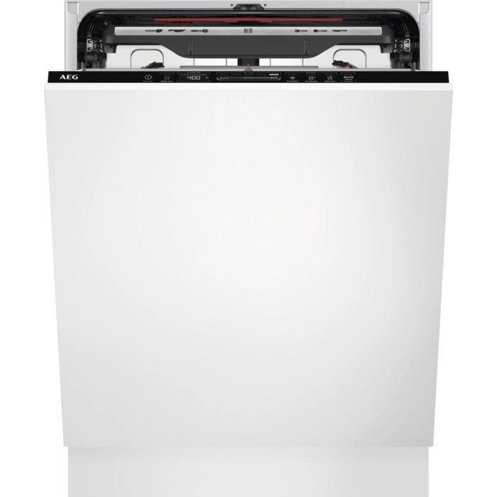 AEG 7000 GlassCare / Vollintegrierter-Geschirrspüler 60 cm / AirDry - perfekte Trocknungsergebnisse / MaxiFlex Besteckschublade / QuickSelect Display F74SV707P