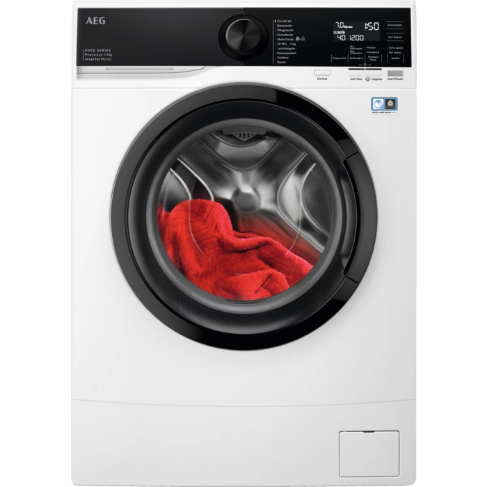 AEG 6000 ProSense® / Kleine Waschmaschine mit nur 487 mm Tiefe / 7 kg LSR6F75470