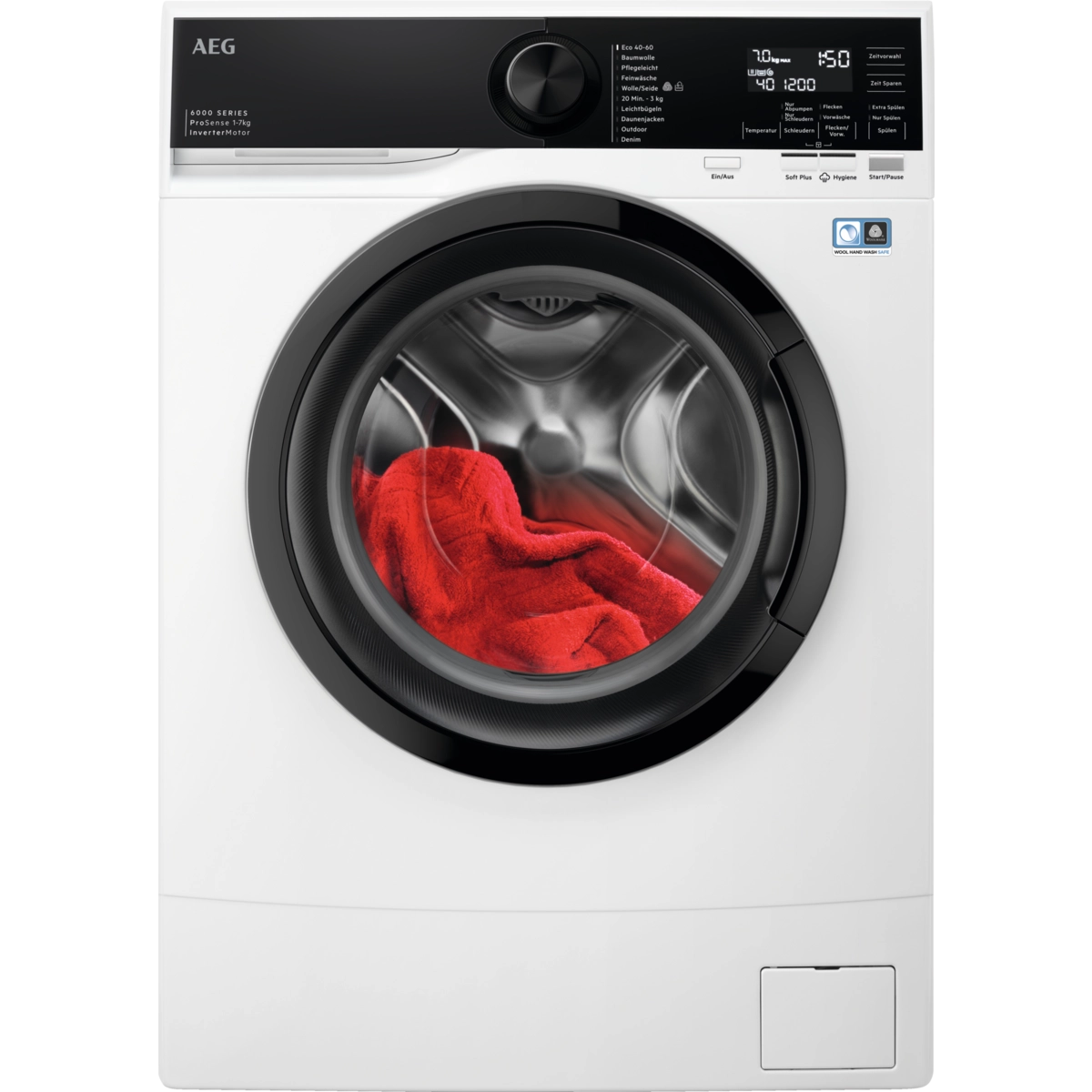 AEG 6000 ProSense® / Kleine Waschmaschine mit nur 487 mm Tiefe / 7 kg LSR6F75470