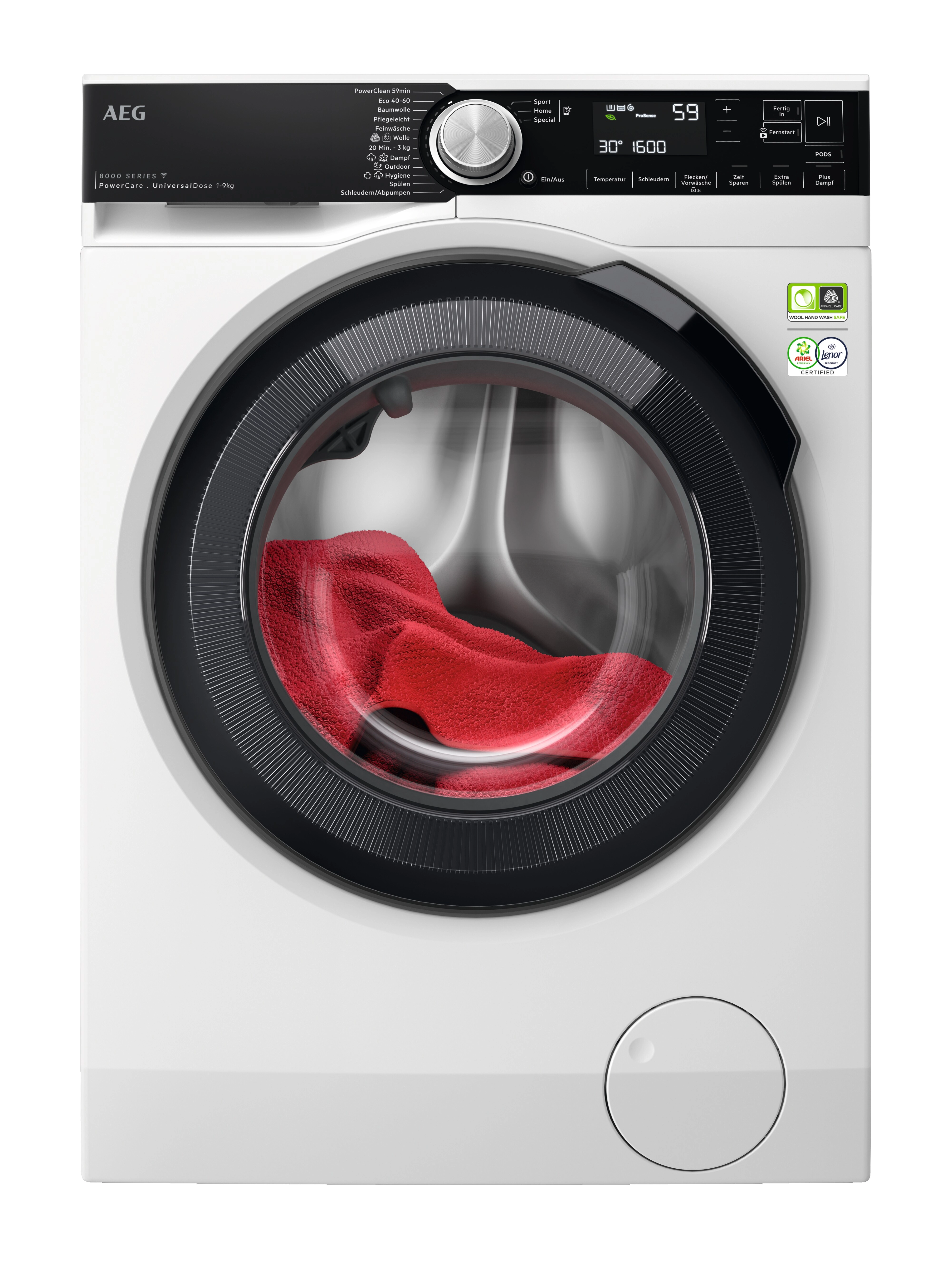 AEG 8000 PowerCare / UniversalDose WiFi / 9 kg LR8E80690